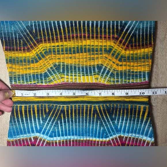 Simkhai NWT Solana Polo Mini Wrap Dress in Sunset Space Dye Size XS Short Sleeve - Picture 6 of 9